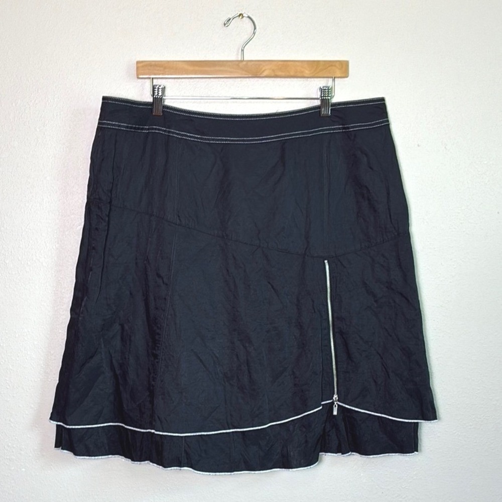 CONRAD C Collection Women 18 Black Modal Blend Skirt Vintage Goth‎ Witchy Boho